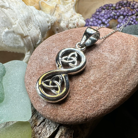 Trinity Knot Infinity Necklace