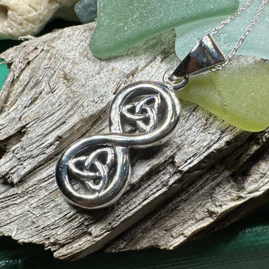 Trinity Knot Infinity Necklace