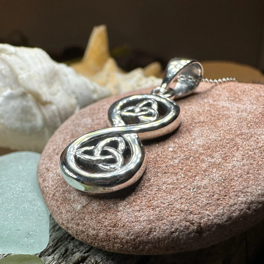 Trinity Knot Infinity Necklace