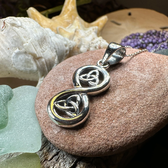 Trinity Knot Infinity Necklace