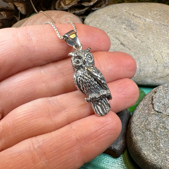 Watchful Owl Necklace