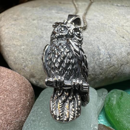 Watchful Owl Necklace