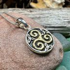 Carran Spiral Necklace