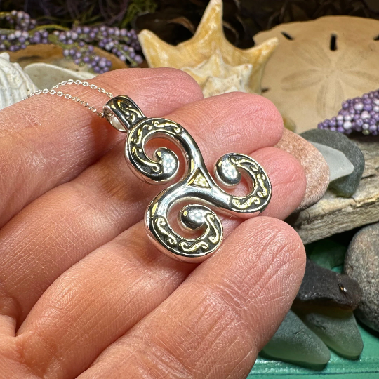 Finglas Celtic Triskele Necklace