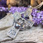 Galway Claddagh Cross Necklace