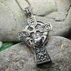 Galway Claddagh Cross Necklace