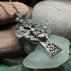 Galway Claddagh Cross Necklace