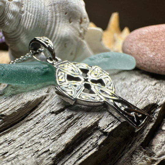 Dungloe Celtic Cross Necklace