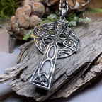 Cahal Large Celtic Cross Necklace