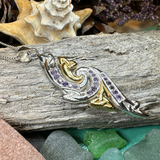 Mystic Trinity Knot Necklace