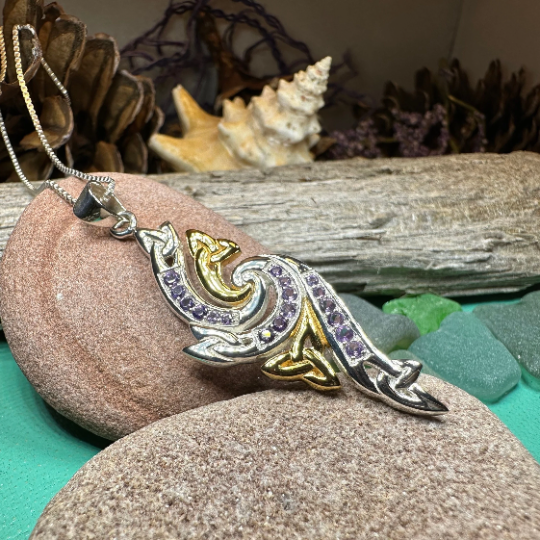 Mystic Trinity Knot Necklace