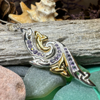 Mystic Trinity Knot Necklace