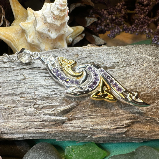 Mystic Trinity Knot Necklace