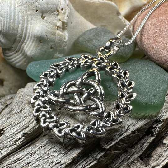 Evadne Trinity Knot Necklace