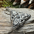 Oak Ash Thorn Trinity Knot Necklace