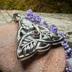 Oak Ash Thorn Trinity Knot Necklace