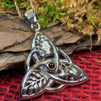 Oak Ash Thorn Trinity Knot Necklace