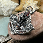 Eternal Flame Trinity Knot Necklace