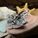 Eternal Flame Trinity Knot Necklace