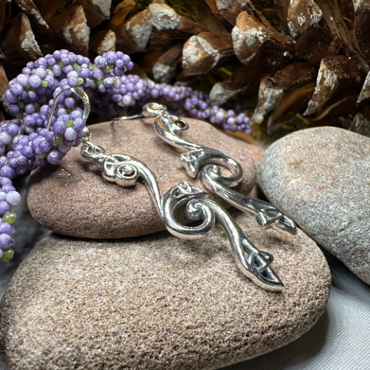 Graceful Trinity Knot Earrings