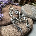 Graceful Trinity Knot Earrings