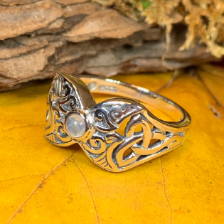 Celtic Triple Moon Ring