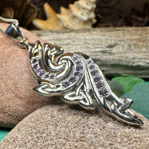 Mystic Elegance Trinity Knot Necklace