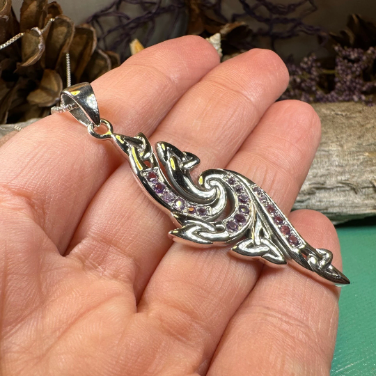 Mystic Elegance Trinity Knot Necklace