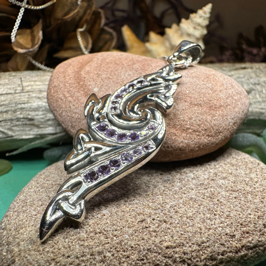 Mystic Elegance Trinity Knot Necklace