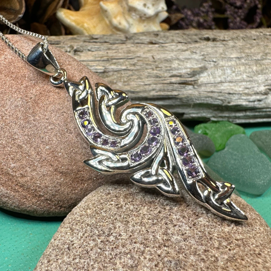 Mystic Elegance Trinity Knot Necklace