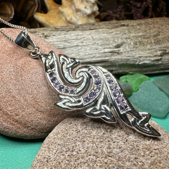 Mystic Elegance Trinity Knot Necklace