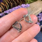 Cian Harp Post Earrings