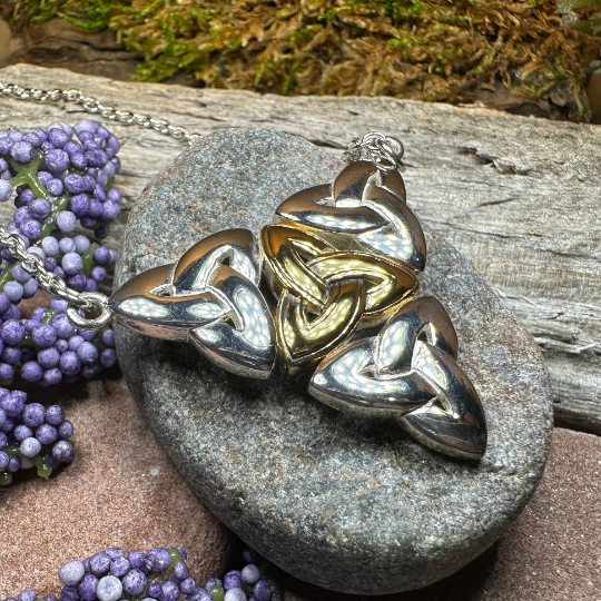 Kassity Trinity Knot Necklace