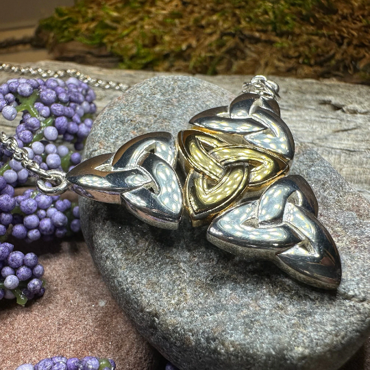 Kassity Trinity Knot Necklace