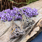 Oak Ash Thorn Trinity Knot Earrings
