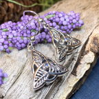 Oak Ash Thorn Trinity Knot Earrings