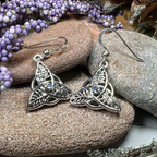 Oak Ash Thorn Trinity Knot Earrings