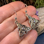 Oak Ash Thorn Trinity Knot Earrings