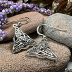 Oak Ash Thorn Trinity Knot Earrings