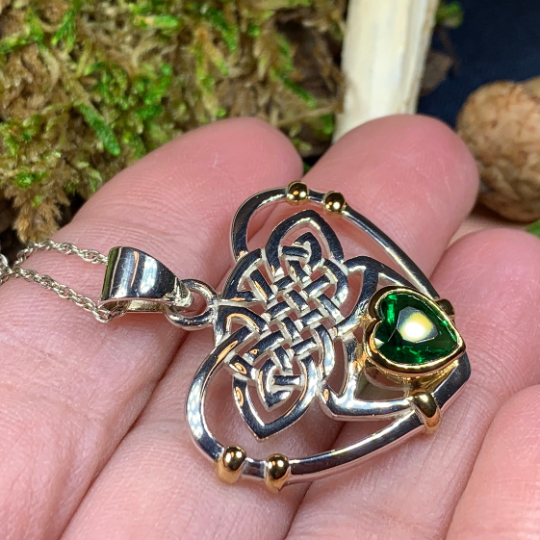 Celtic Embrace Heart Necklace