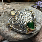 Celtic Embrace Heart Necklace