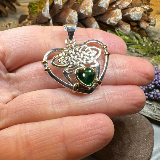 Celtic Embrace Heart Necklace