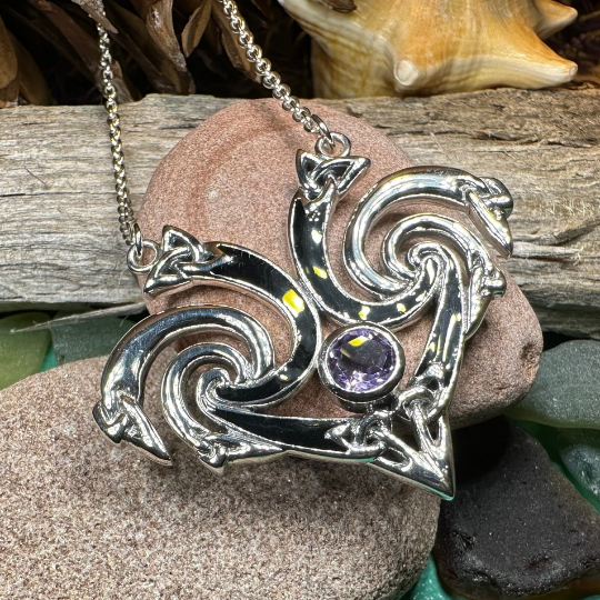 Marsaili Trinity Knot Necklace