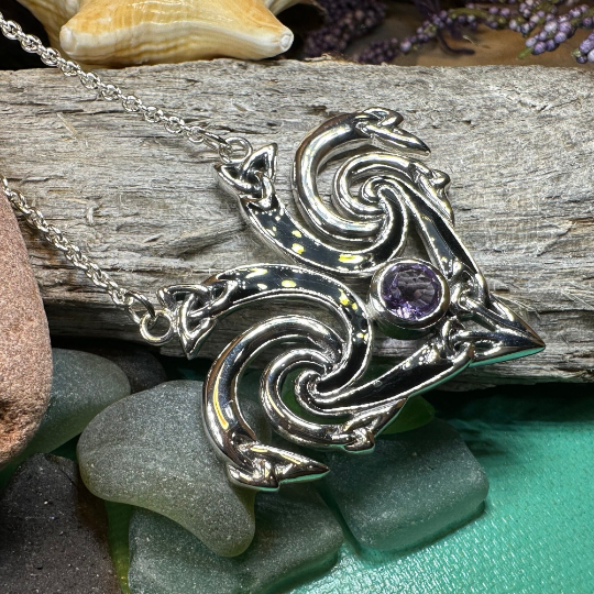 Marsaili Trinity Knot Necklace