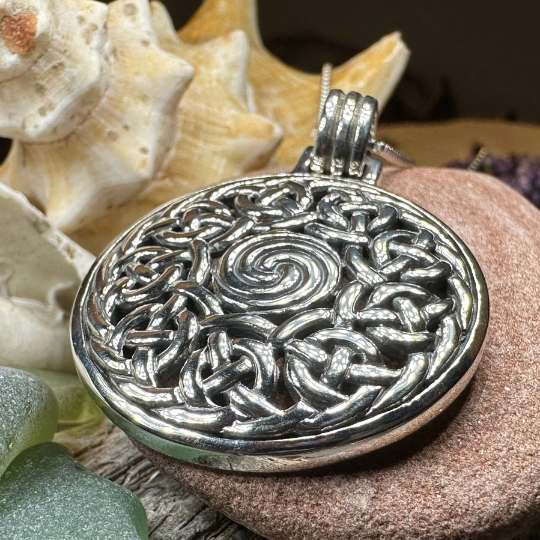 Eternal Celtic Spiral Necklace