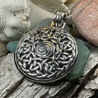 Eternal Celtic Spiral Necklace