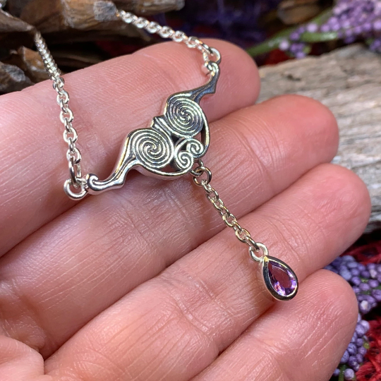 Liosa Celtic Spiral Necklace