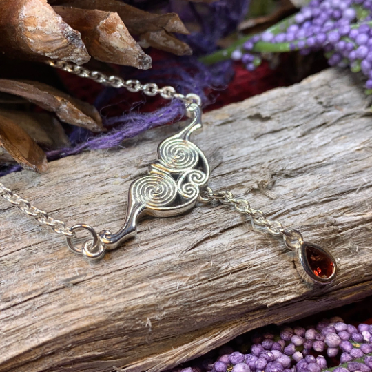 Liosa Celtic Spiral Necklace