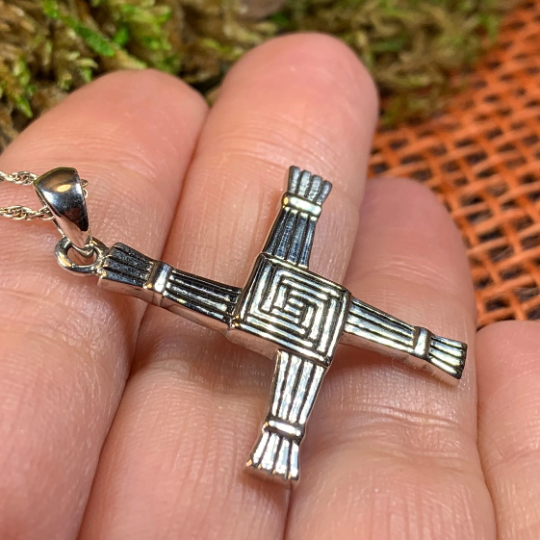 Large Saint Brigid’s Cross Necklace