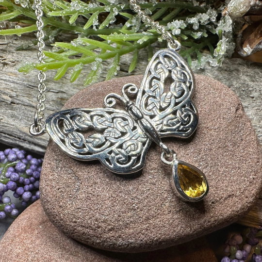 Celtic Butterfly Necklace
